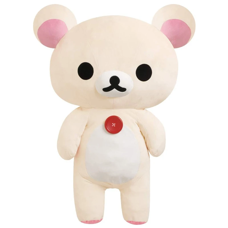 New Cute Rilakkuma Korilakkuma Bear Big Plush Doll Toy 40cm Stuffed Animals Pillow Kids Toys Dolls Baby Children Girls Gifts