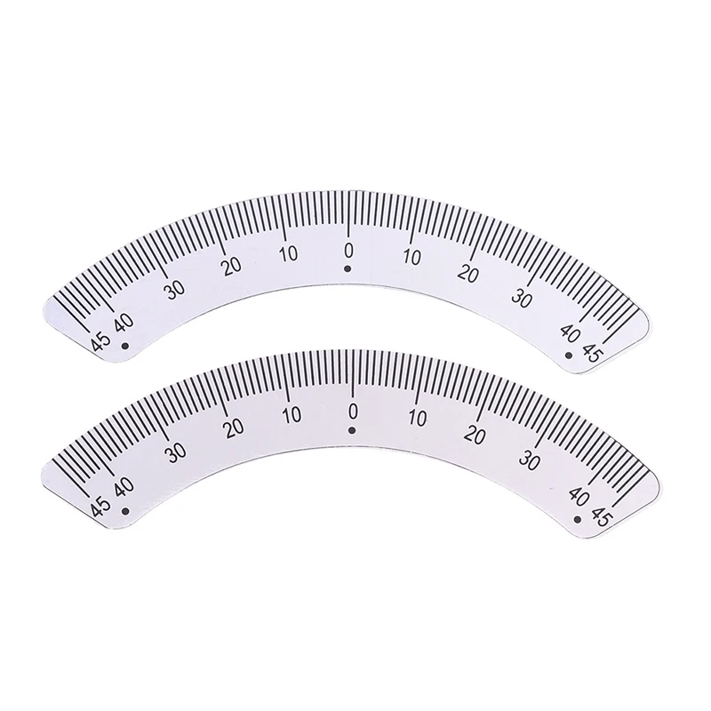 Protractor Milling Machine Part Angle Plate Scale Ruler 45 Degree Angle Arc Measuring Gauging Tools Caliper 45° Angle Arc Ruler
