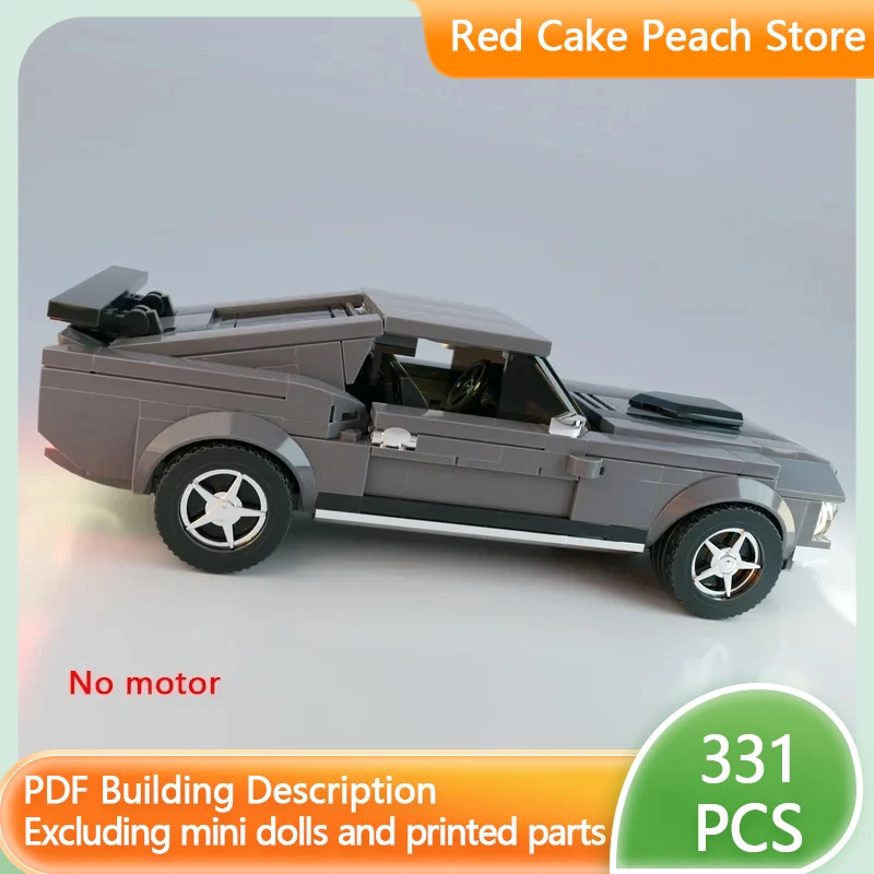 

Popular Movie Model MOC Building Bricks Classic American Muscle Car Modular Technology Children Holiday Gifts Assemble Toys Suit