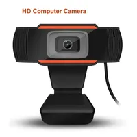 Mini Computer WebCamera Cam Video Recording Work PC Desktop Web Camera Cam 1080P 720p 480p HD Webcam with Mic Rotatable