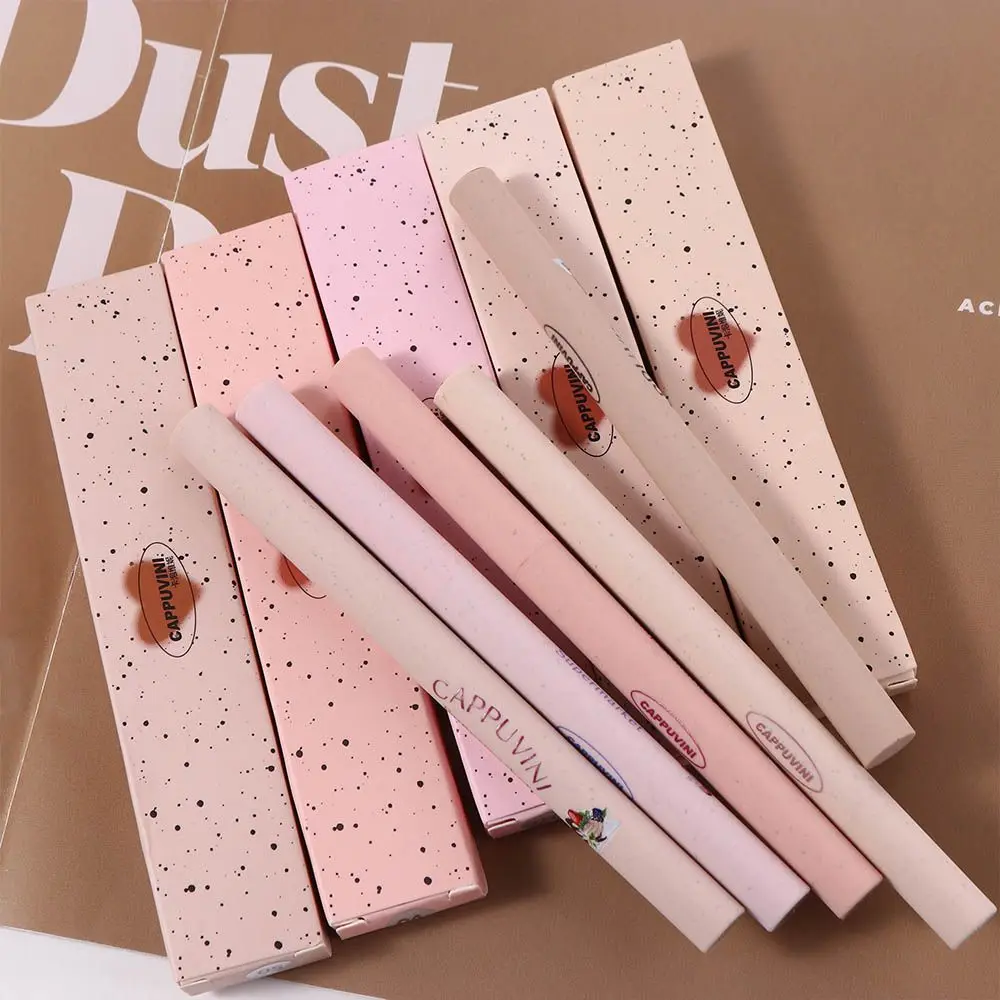 Nude Pink Long Lasting Non-stick Cup Waterproof Lip Gloss Makeup Tool Cosmetics Lip Liner Pencil Lipstick Pen Matte Lipstick