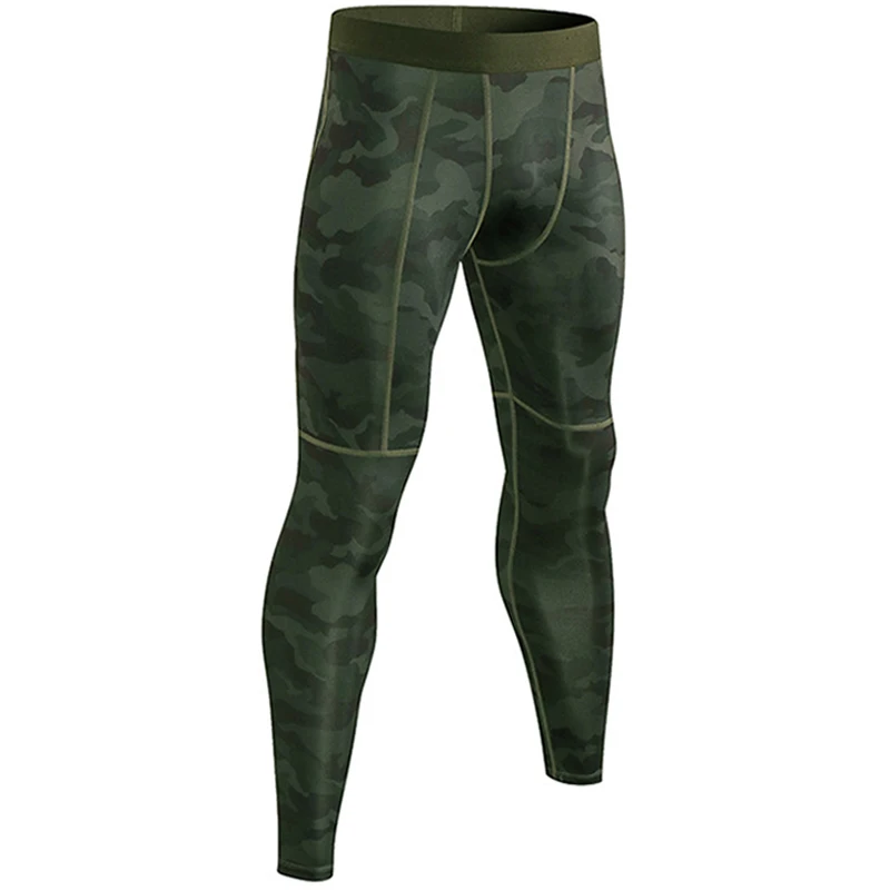 

Cody Lundin Camouflage Pattern Workout Running Fitness Jogging Gym Trousers for Men Skinny Compression Pants with Zipper Pockets