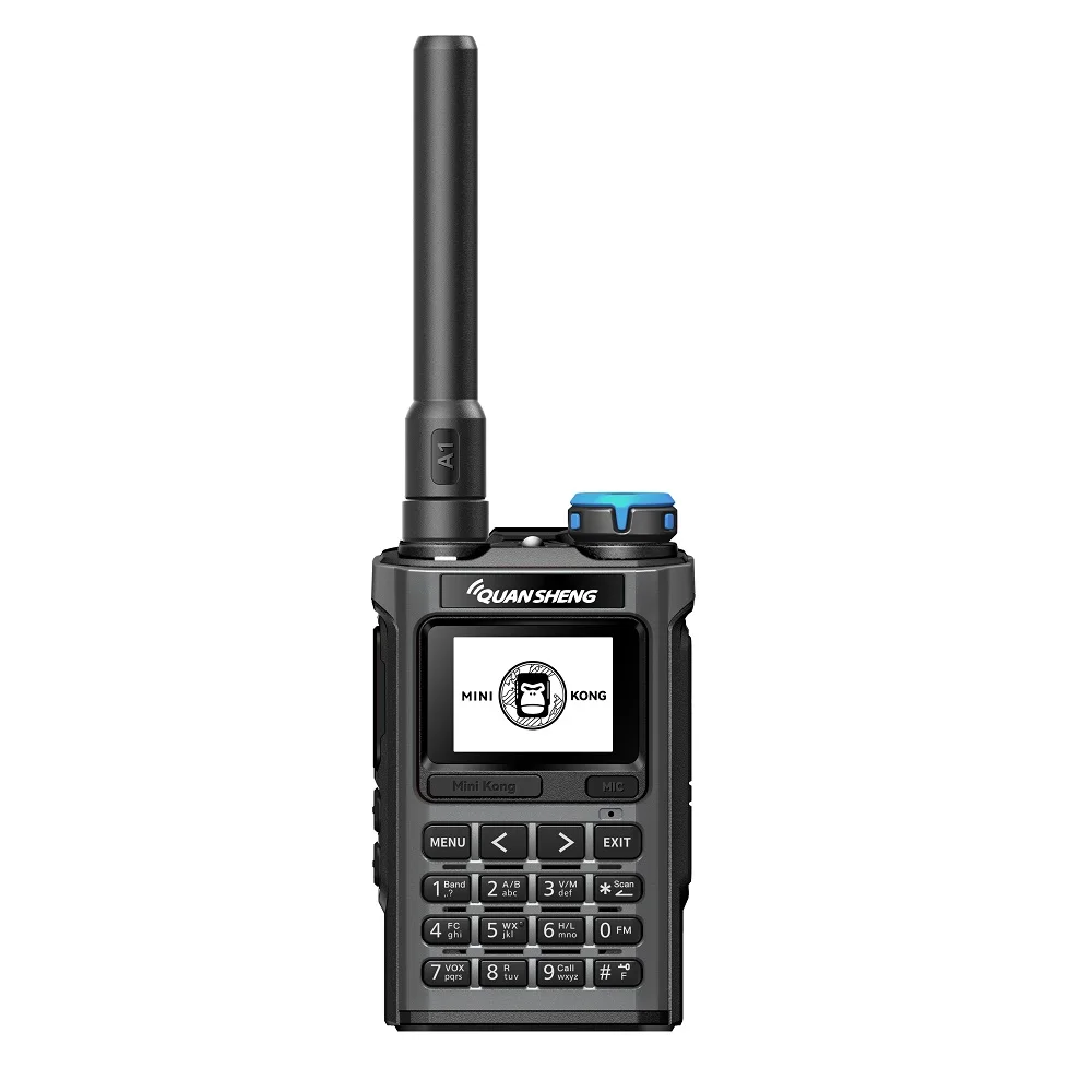 Radio Original Quansheng UV-K1 de 5W, Banda Dual, Largo Alcance, Comunicación por Radio, Walkie Talkie, NOAA AM FM, Frecuencia Inalámbrica, Radio Bidireccional