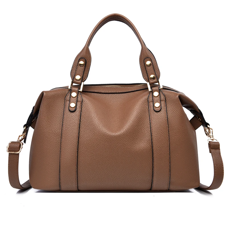 High Quality Leather Shoulder Crossbody Bags for Women Luxury Handbags Women Bag Designer Large Capacity Soft Tote Messenger Bag