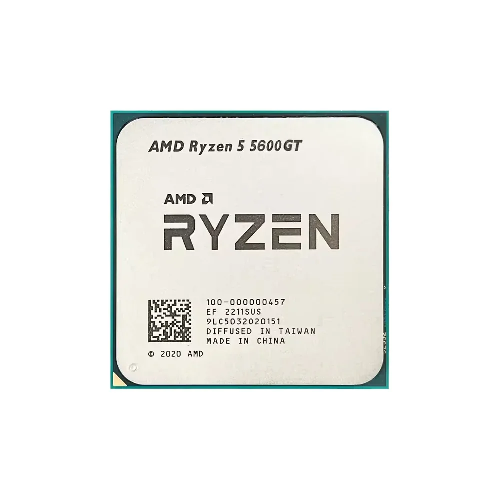 

НОВЫЙ процессор AMD Ryzen 5 5600GT R5 5600GT 3,6 ГГц 6-ядерный 12-поточный процессор 7 нм L3 = 16 м разъем AM4 без вентилятора