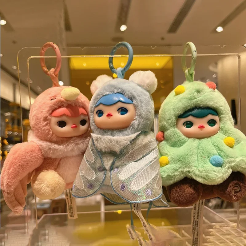 Original Blind Box Pucky Spirit Forest Party Series Plush Pendant Mystery Box Action Figure Cartoon Model Guess Bag Toy Xmas Gif