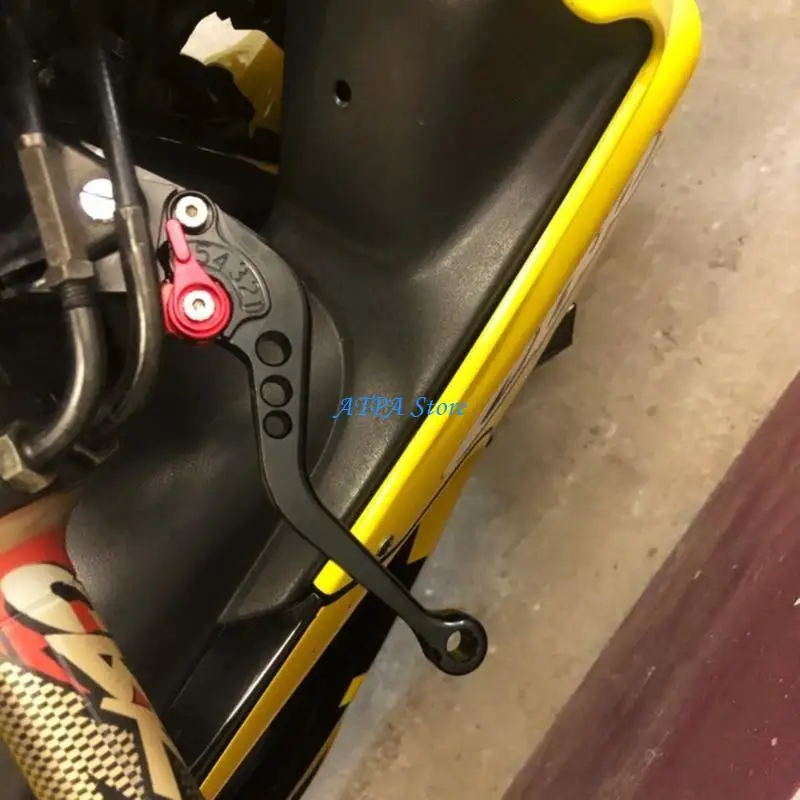 

U13C Adjustable Double Disc Brake Motorcycle Accessory Double Disc Brake Handle Lever