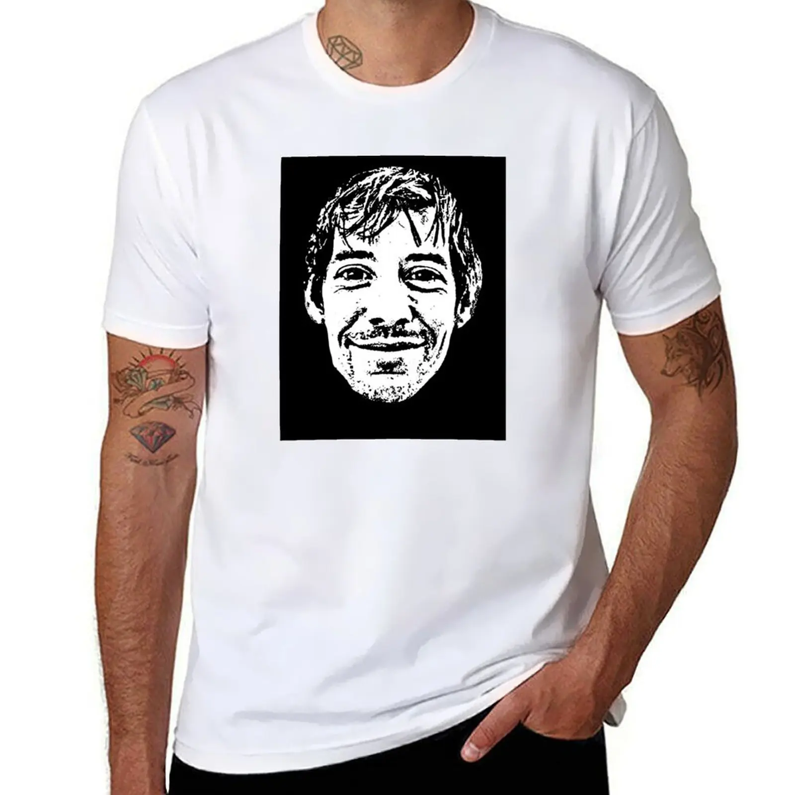 

Alex Honnold portrait T-Shirt man t shirt cotton high quality t shirt for man 100 percent cotton T-Shirt