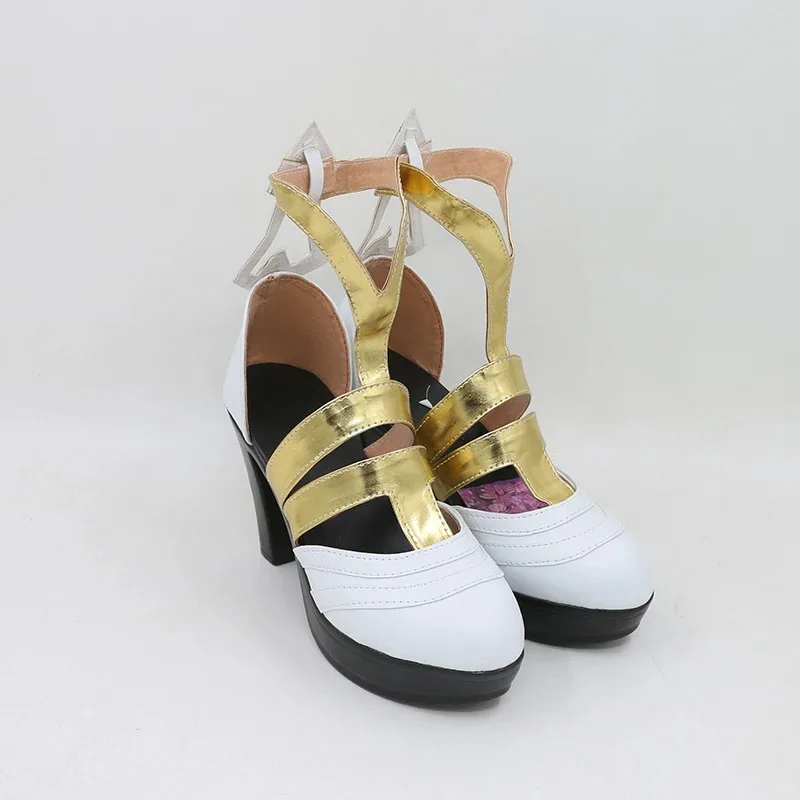 

2025 aaa Game Genshin Impact Kaveh Cosplay Boots Halloween Christmas Party White Leather Shoes Women Men Custom Made