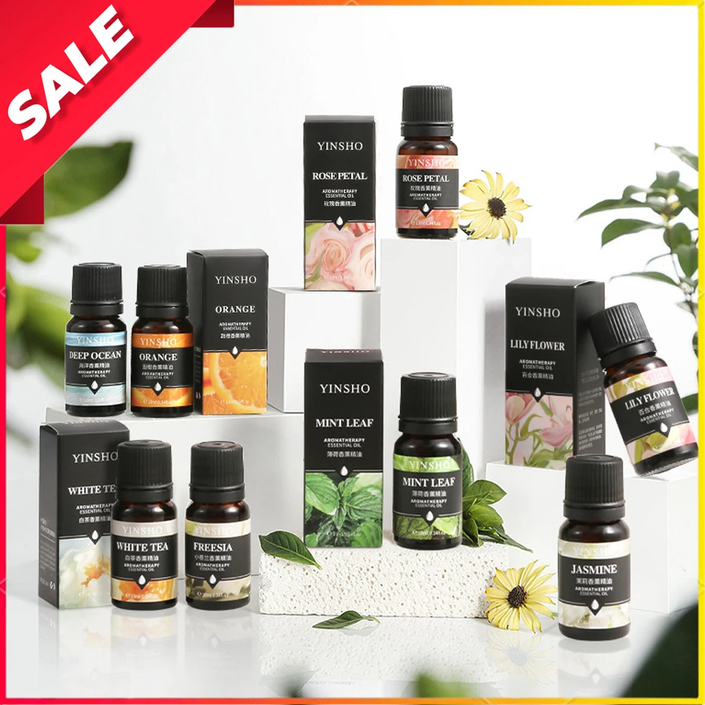 16 نكهة الزيوت الأساسية لناشر رائحة الهواء المرطب المنزل للذوبان في الماء الخزامى الورد الأوكالبتوس الأبيض الخوخ الصيني الاسود 10 مللي #1