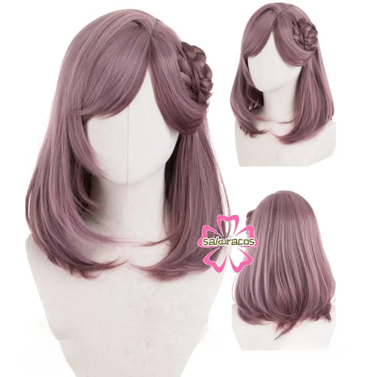 

Game Tears of Themis Heroine Rose Cosplay Wig Brown Red Long Wigs Heat Resistant Synthetic Hair Halloween Anime Wig + Wig Cap