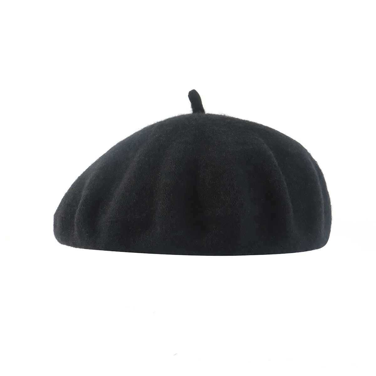 Women Wool Beret Hat, Vintage Painter Warm Baker Boy Cap For Autumn Winter Daily Wear