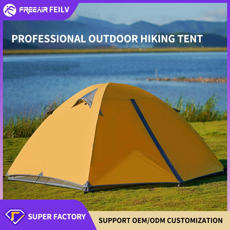 

Двухместная палатка для альпинизма с силиконовым покрытием — легкий, устойчивый к шторам, укрытие для кемпинга на большой высоте