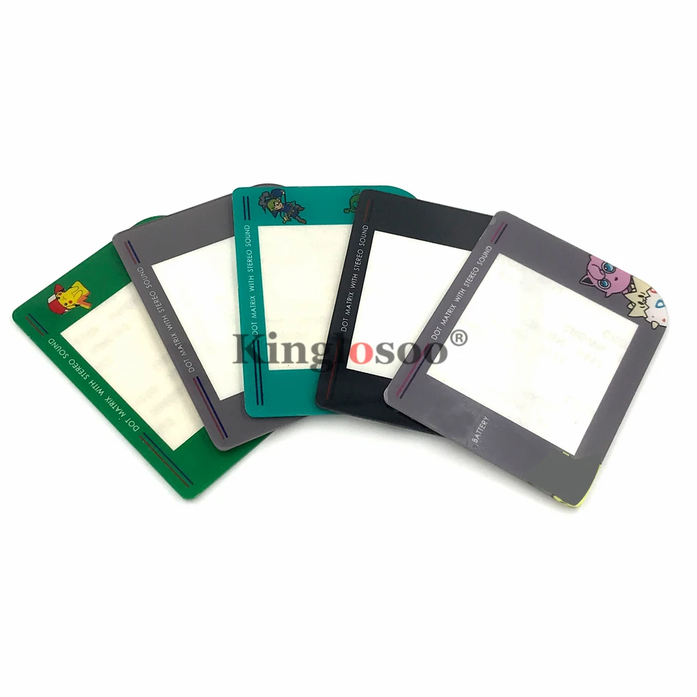Pengganti Lensa Layar Warna-warni untuk Game Boy Klasik GB GBO DMG-01 Sistem Pelindung Lensa Plastik