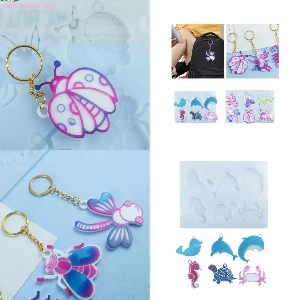 

62KE Силиконовая плесень для энтузиастов ювелирных изделий и любителей ремесленников смола подвеска