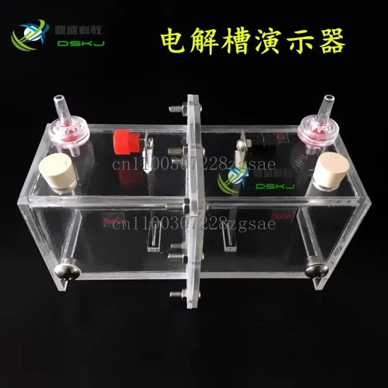 26063 Electrolyzer demonstrator with proton exchange membrane, platinum electrode