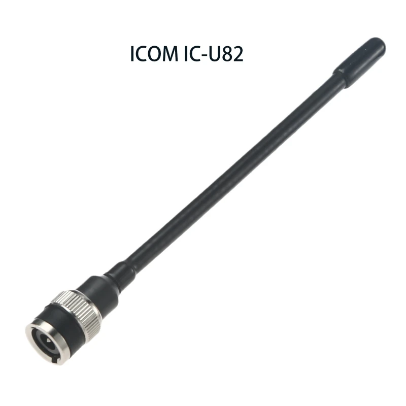 Hf BNC  Whip Antenna Metal Fa-b70c Compatible For ICOM ic-u82 Transceiver Radio