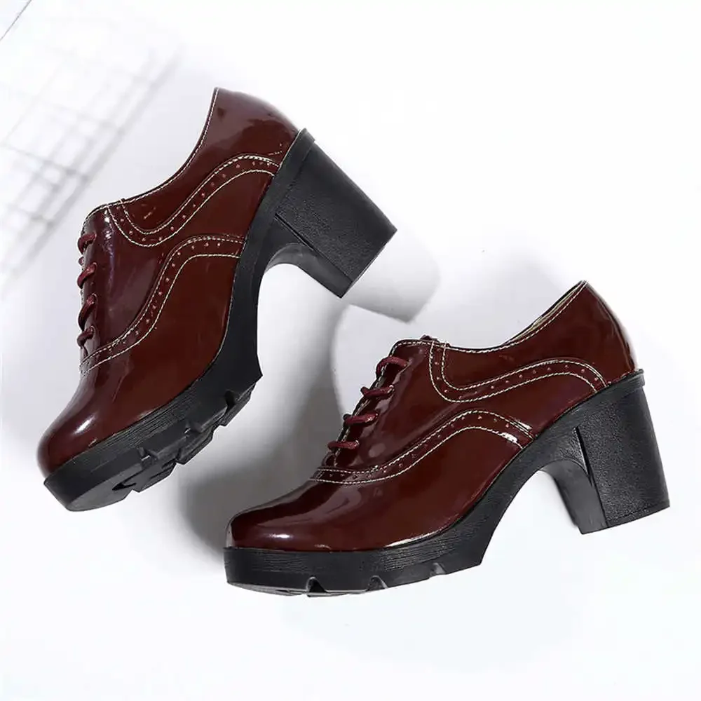 red wine Semi-formal heels woman dress platform sneakers for women shoes medium tennis sports price character training XXW3