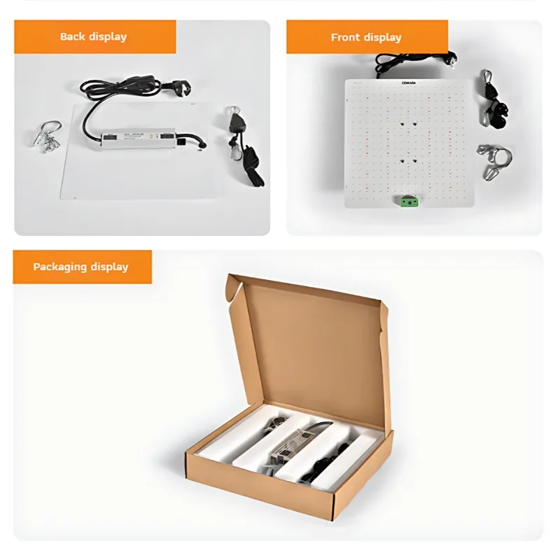 Full Spectrum Quantum Board Grow Light LED Panel AC100-277V 0-10V Dimmable Dual UV Red Switch for Indoor Hydroponic Cultivation