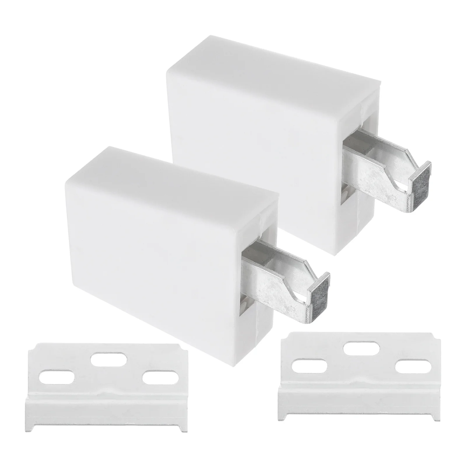 

2pcs Heavy Duty Hidden Fastener For Kitchen Doors, Concealed Hinges Frameless Cupboard Hardware, Soft Closing Cabinet Hinges,