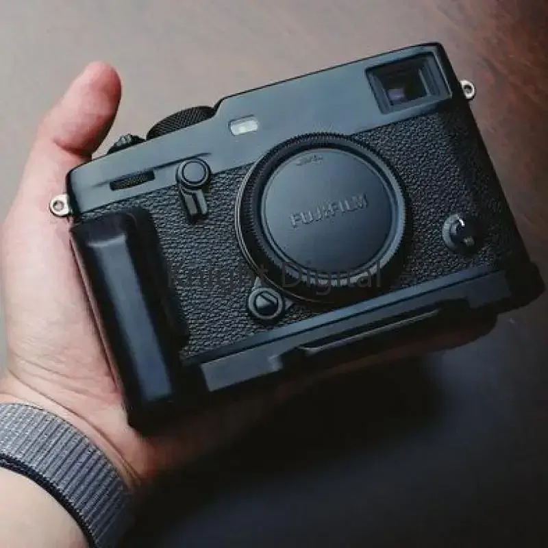 후지 필름 후지 X-Pro3 XPRO3 Arca-스위스 RRS 용 퀵 릴리스 L 플레이트/브래킷 홀더 핸드 나무 그립 L 자형