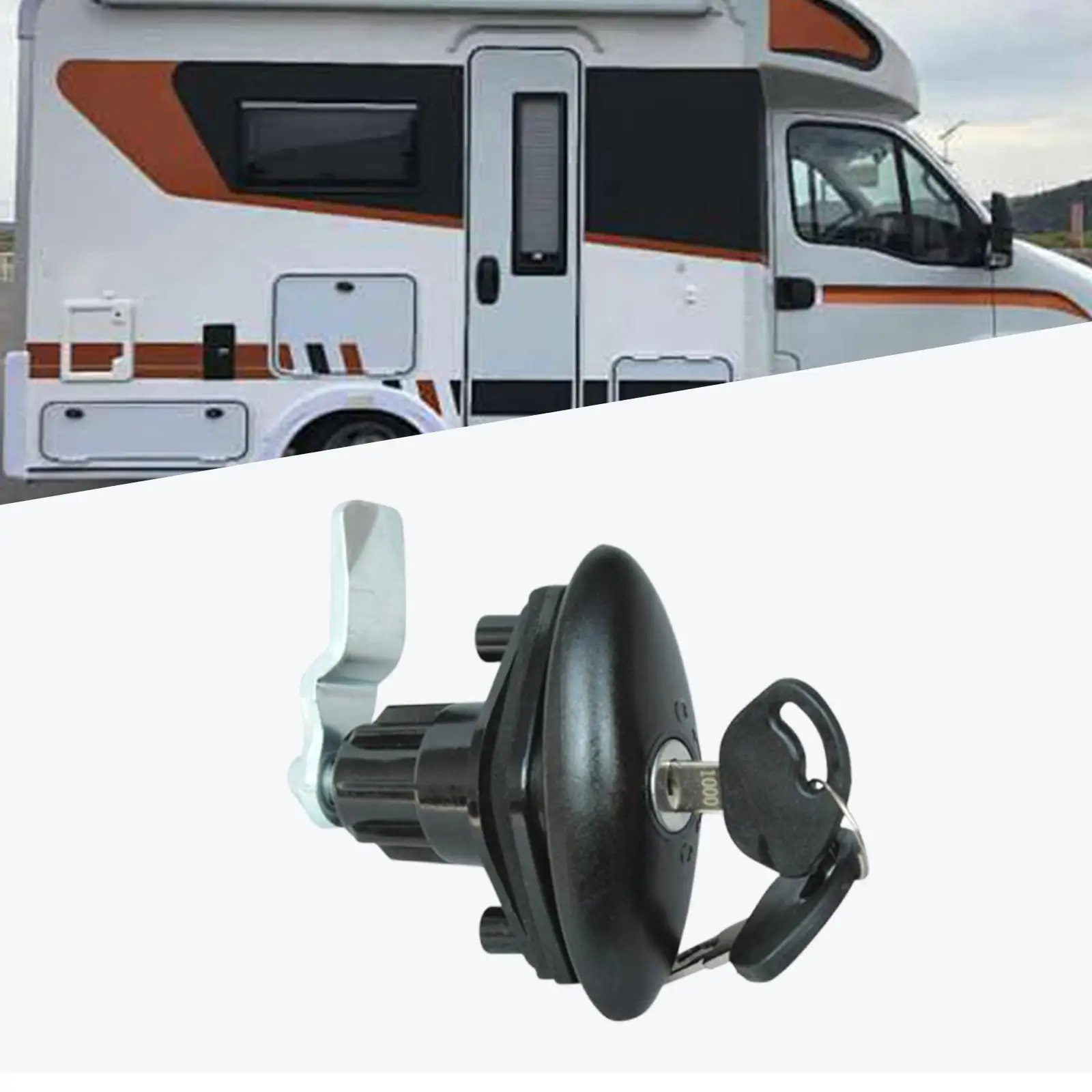 

RV Door Latch Universal Multipurpose Entry Door Latch Kit for