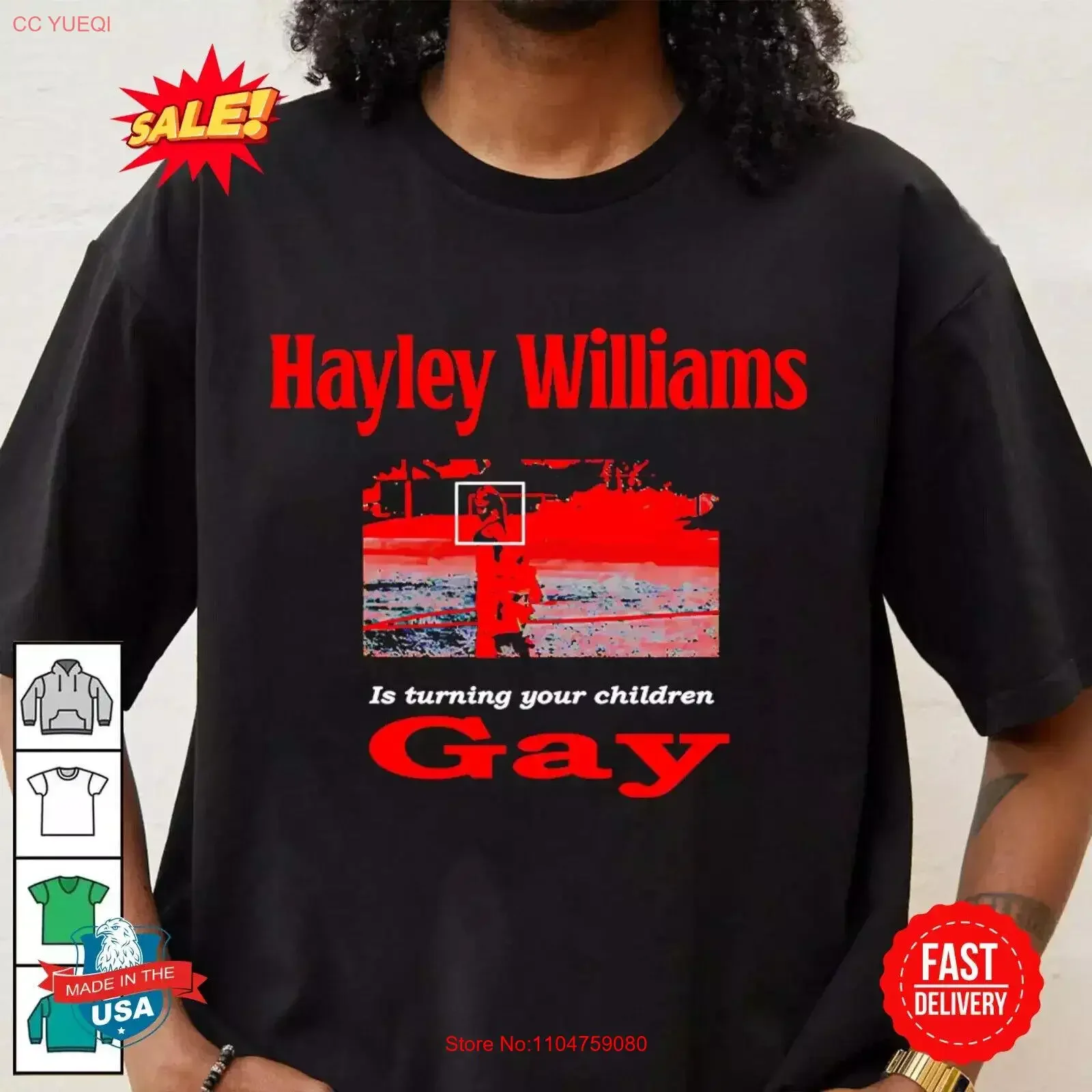 Hayley Williams Is Turning Your Children Gay Retro T Shirt All Size S 4XL vintage Washed Stylish Stretched Casual Unisex
