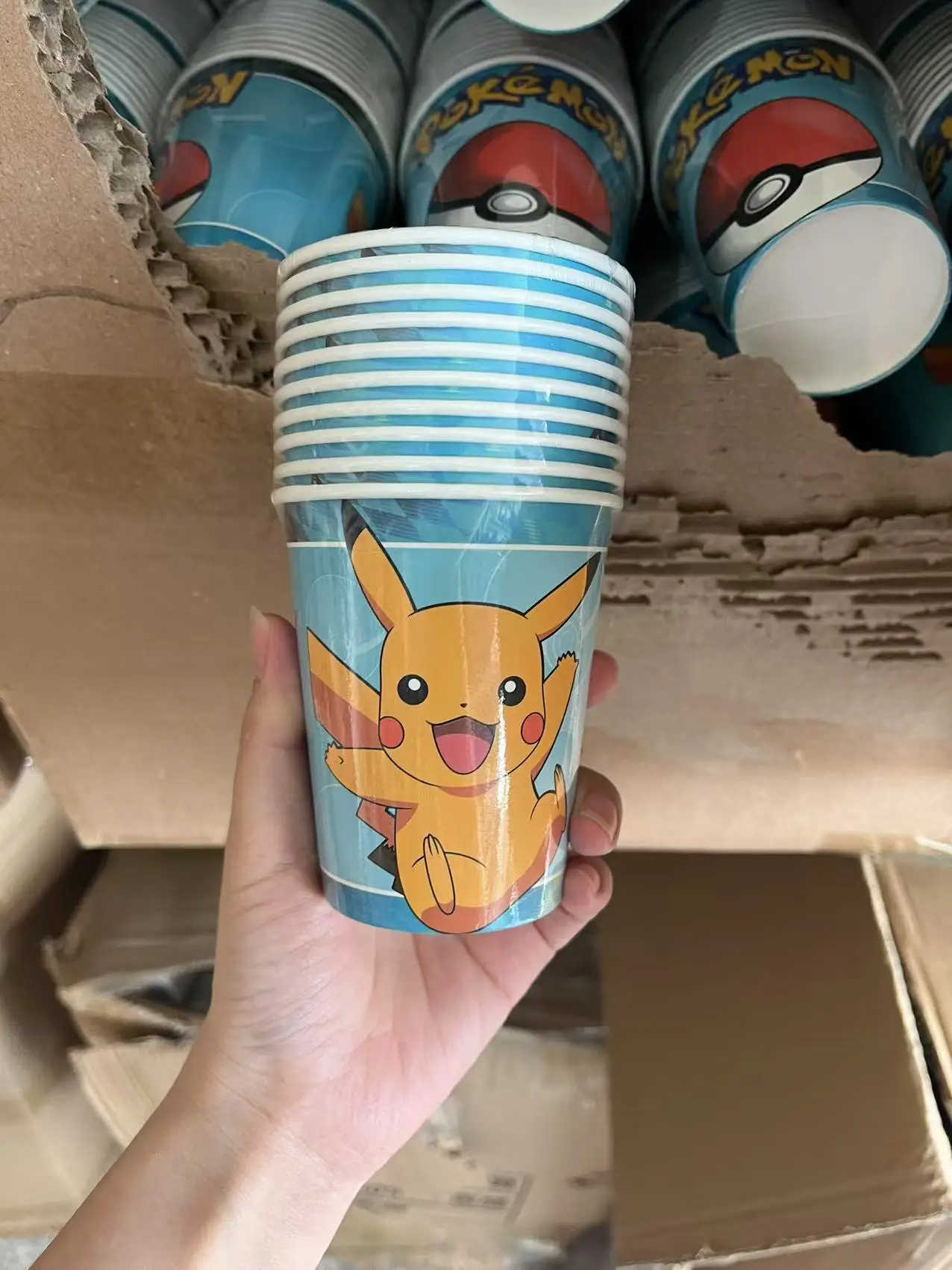 Dekoration Pokemon Geburtstag Party Hüte Pikachu Einweg Geschirr Tischdecke Tasse Teller Serviette Baby Dusche Party Gefälligkeiten Pokemon – Detail 5