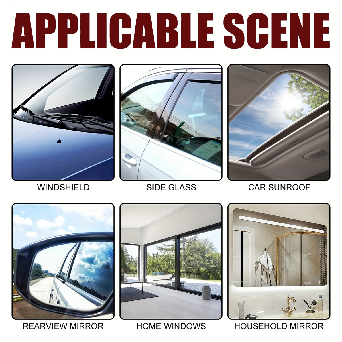 الزجاج مكافحة الضباب رذاذ مكافحة الضباب طلاء وكيل مزيل الضباب السيارات ويندوز شاشات مرآة الزجاج الأمامي طارد المياه إزالة الضباب G1 #6