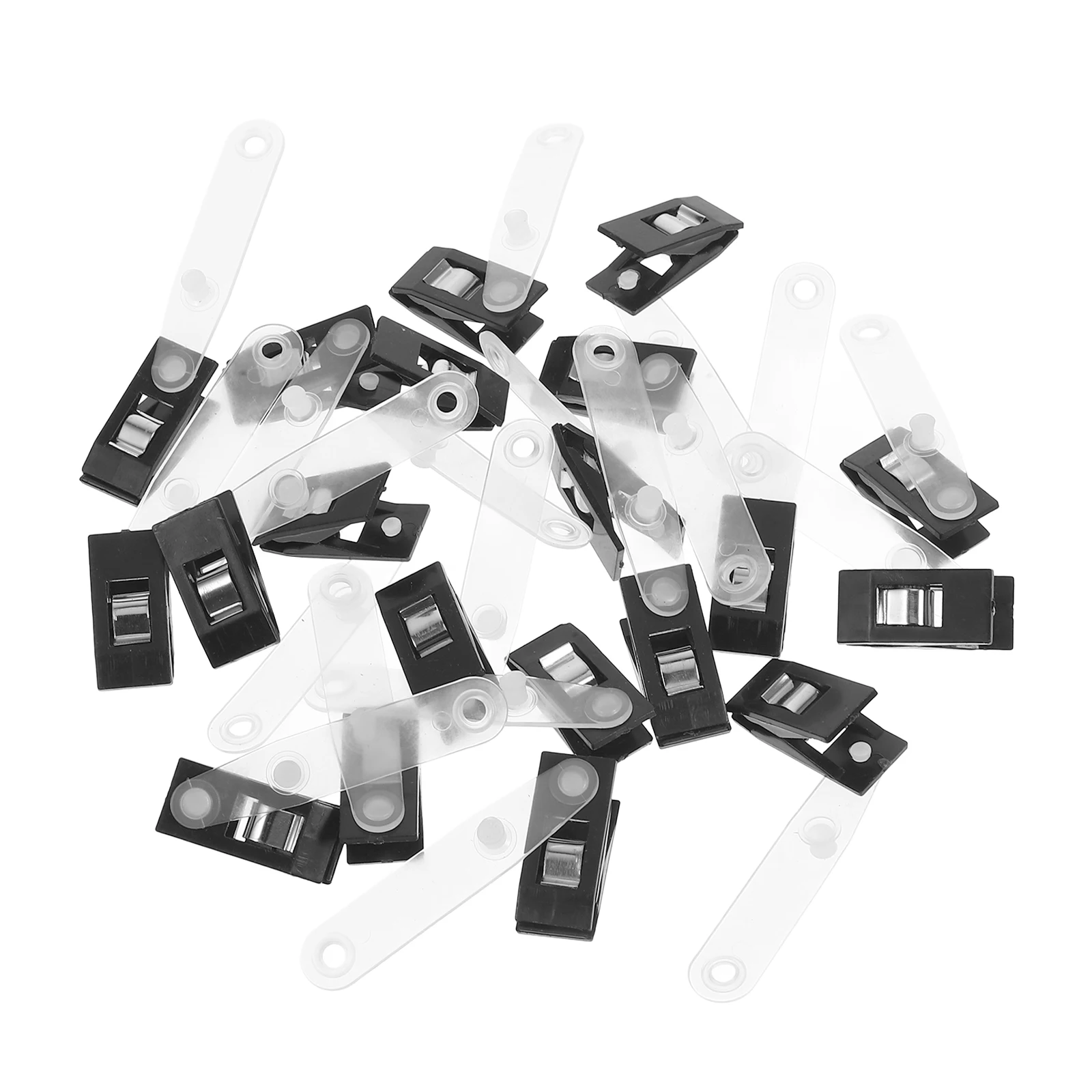 

20pcs Garden Flag Clips Sturdy Plastic Clamps for Outdoor Party Christmas Decor Lawn Kits Stopper Flag Accessories