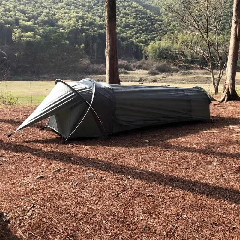 Lightweight Waterproof Aluminum Single Camping Tent Fast Delivery