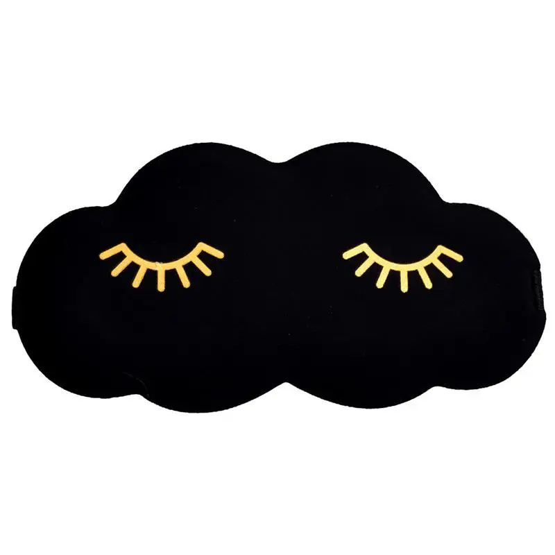 3D Sleeping Blindfold Eye Mask Cute Cloud Shape Sleep Shade Eyepatch Sleeping Aid Eye Shade Cover Eye Mask