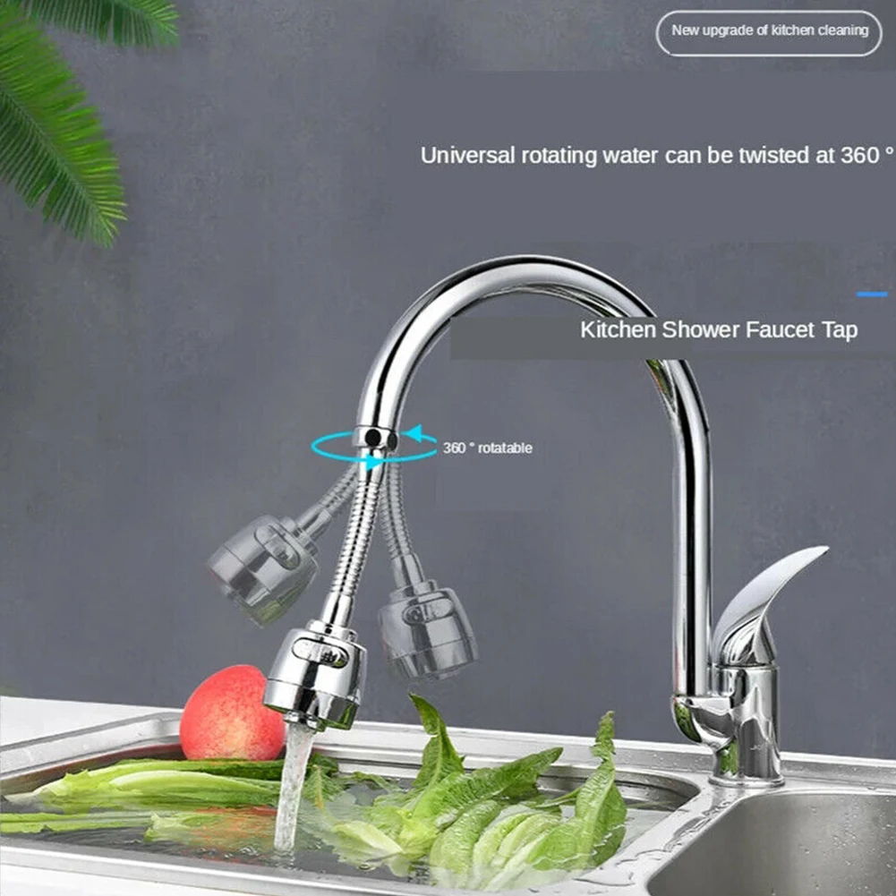 Water Tap Bubbler Extender ห้องครัว Tap360 หมุนก๊อกน้ําห้องครัวหัวฉีด Aerator Water Saving Spout ห้องน้ําหัวฝักบัว