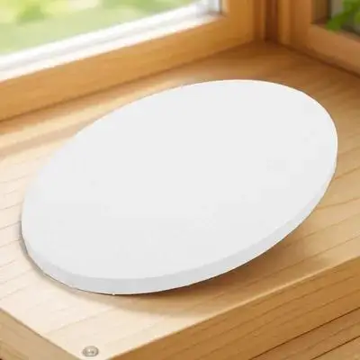 

1pc Oval Canvas Frame Small Lightweight Painting Board For Beginners Artists Art Student Canvas Blank Diy Oil Acrylic Gouache
