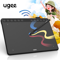 UGEE S1060W 2.4G Wireless Graphics Tablet 10 inch Drawing Pen Tablet 12 Shortcut Keys for Android MAC Chrome OS Windows