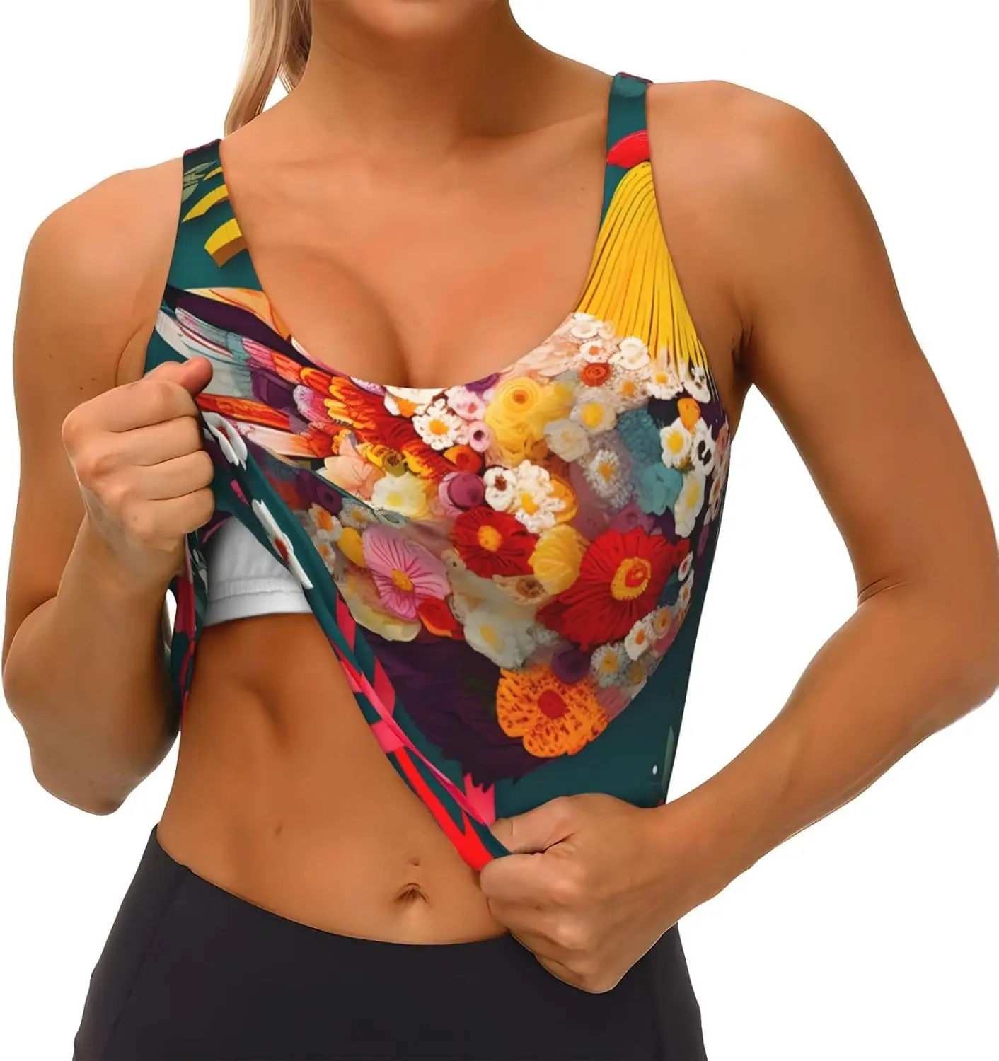 سترة رياضية نسائية بطبعة دجاجة على شكل قلب زهرة، سترات تمارين اليوغا للنساء خفيفة الوزن وعصرية للفصول