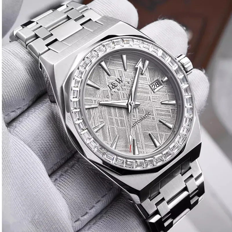 Relogio Masculino CARNIVAL Mechanical Business Watch for Man Brand Luxury Automatic Wrist Watch 50M Waterproof 2025 Reloj Hombre