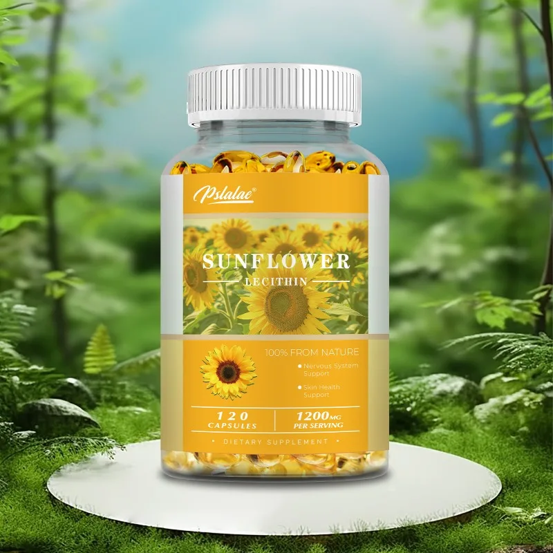 Sunflower Capsules - Reduce Anxiety, Improve Liver Function, Promote Brain Health, Increase Memory, Focus and Concentration