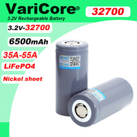 VariCore 3.2V 32700 6500mAh LiFePO4 Battery 35A Continuous Discharge Maximum 55A High power battery