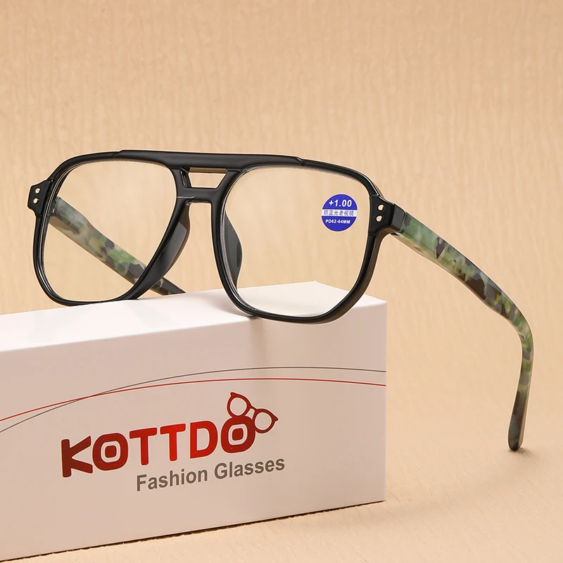 Gafas de lectura antiluz azul, presbicia de plástico, hipermetropía, hombres y mujeres, gafas de lectura + 1,0 + 1,5 + 2,0 + 2,5 + 3,0
