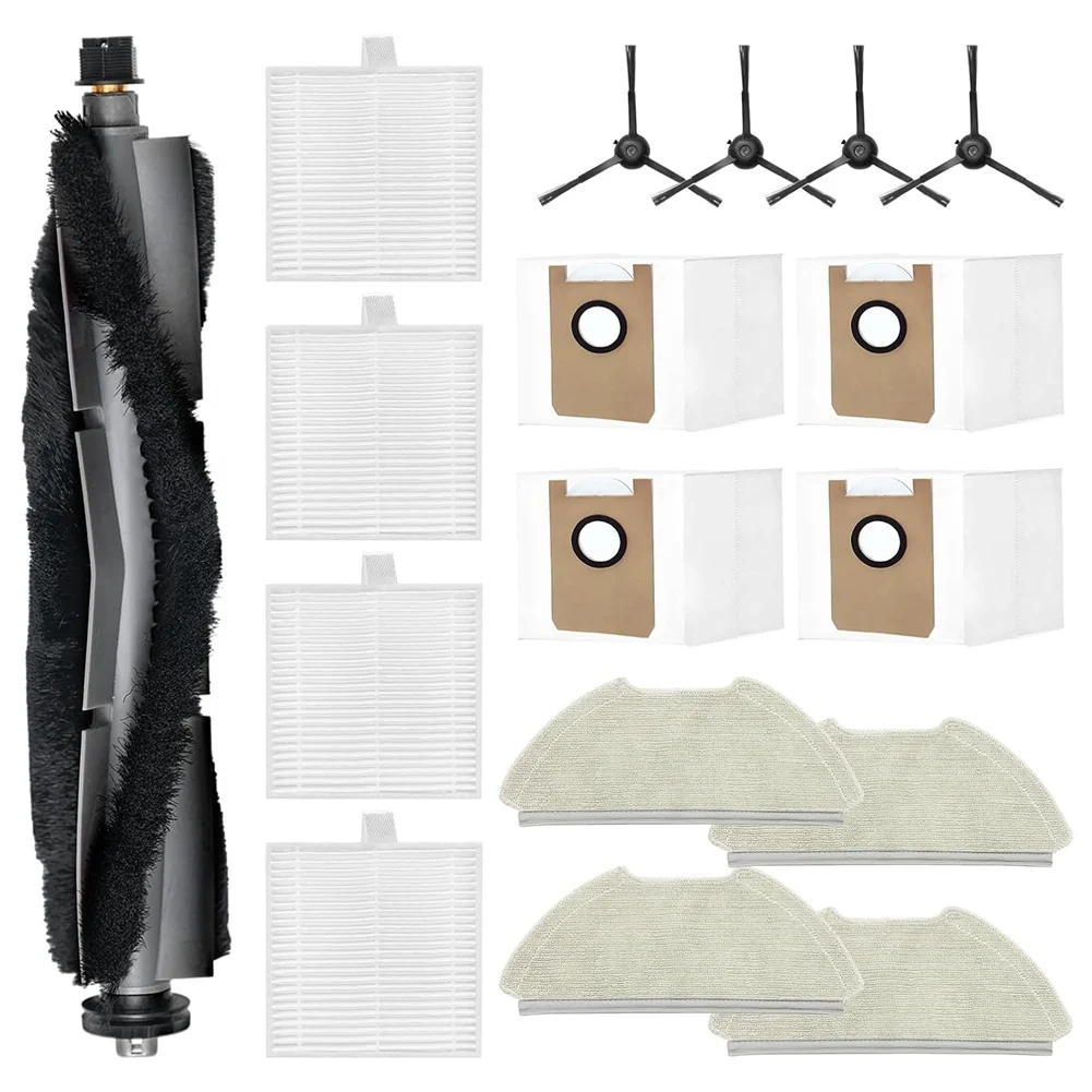 A24P Voor AIRROBO T20 Robot Stofzuiger Belangrijkste Zijborstel Hepa Filter Mop Pads Stofzakken Vervangende Onderdelen