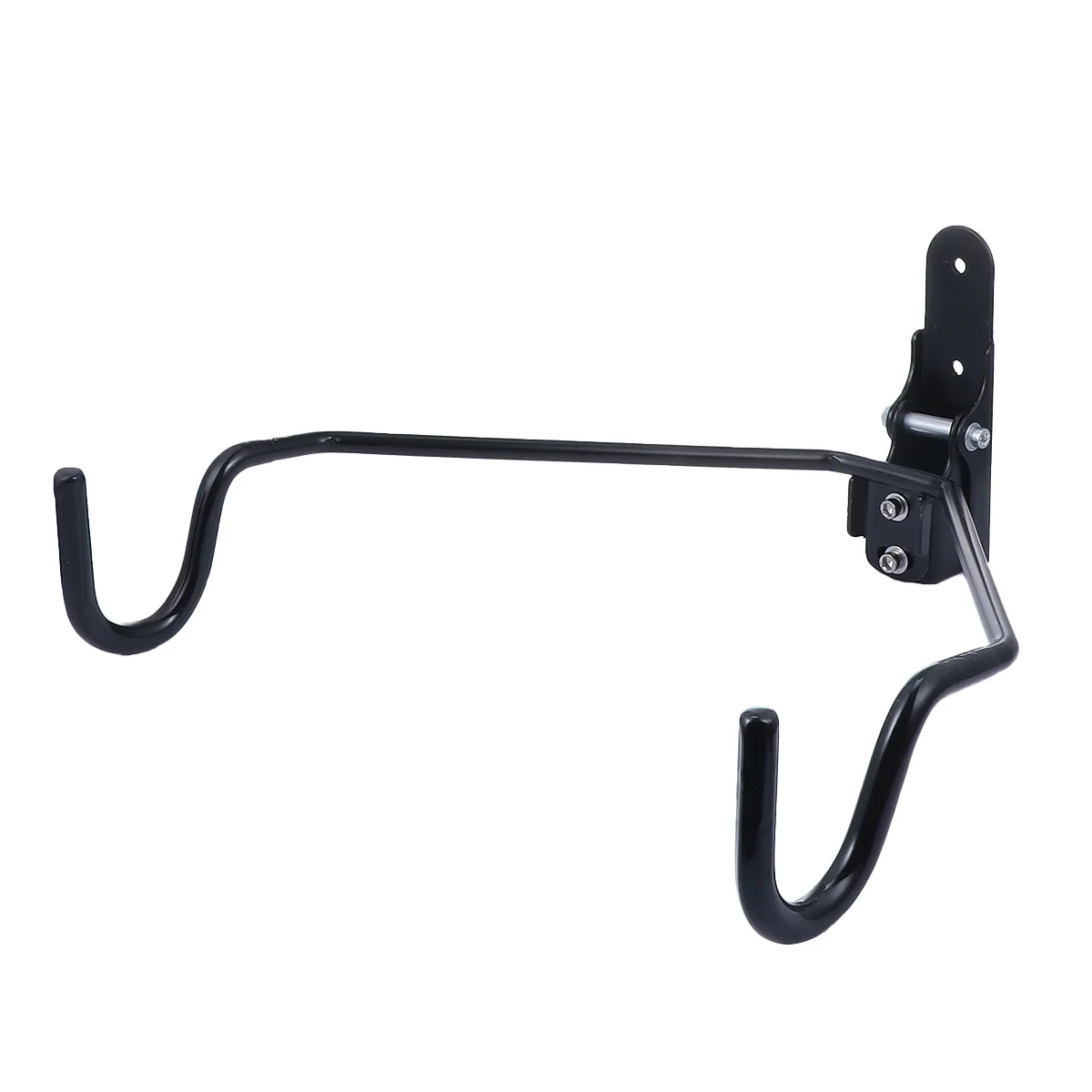 

Wall-Mounted Bike Rack Set 2 Adjustable Angle Durable Steel Durable Bike Wall Hooks Indoor Parking Home Supplies