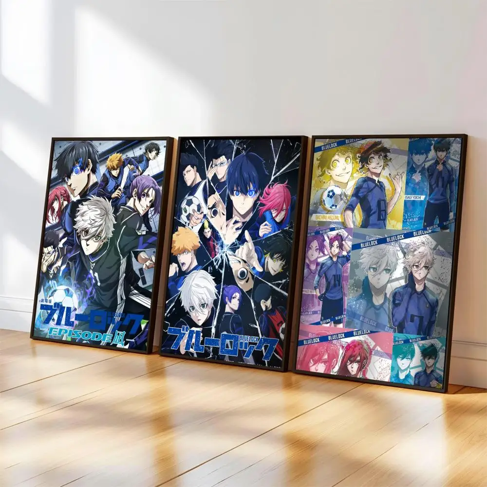 Beliebtes japanisches Anime-Poster „Blue Lock“, Musikalbum-Cover für Zimmer, Leinwandgemälde, Kunstdruck, Heimwanddekoration, Bild, Geschenk