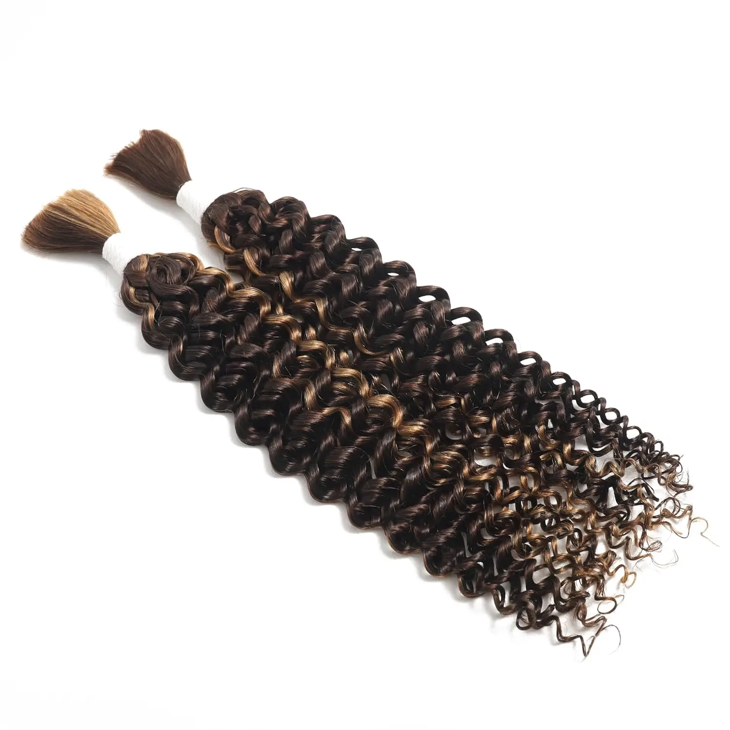 P430 Water Wave Bulk Menselijk Vlechten Haar Geen Inslag Onverwerkte Braziliaanse Maagdelijke Human Hair Extensions Voor Vlechten Geen Inslag 2pcs 100G