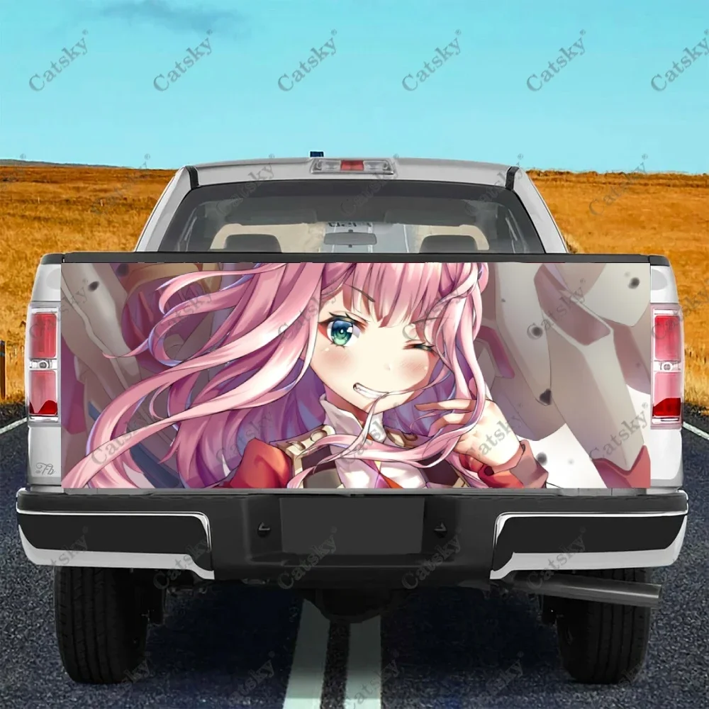 

zero two anime Car stickers, truck rear decoration, painting, car modification stickers, car accessories, rear decals