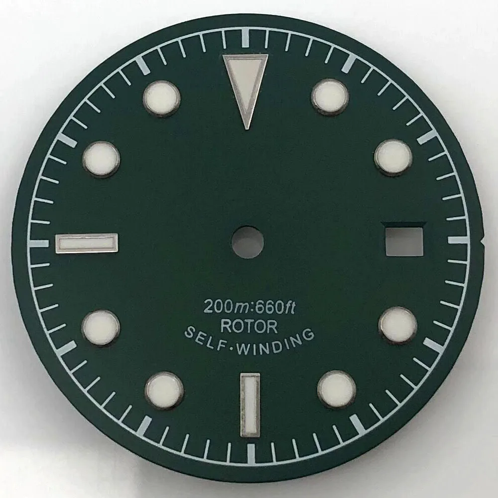 30.5 مللي متر الطلب مضيئة صالح NH35 NH36 ETA2836/2824 Miyota8205/8215/821A Mingzhu2813/3804 حركة أسود بني أزرق أخضر