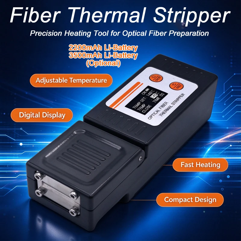 fiber-optic-thermal-stripper-pliers-heated-2200mah-3500mah-optical-wire-stripping-slitter-ribbon-fiber-hot-strippingof-12-fibers