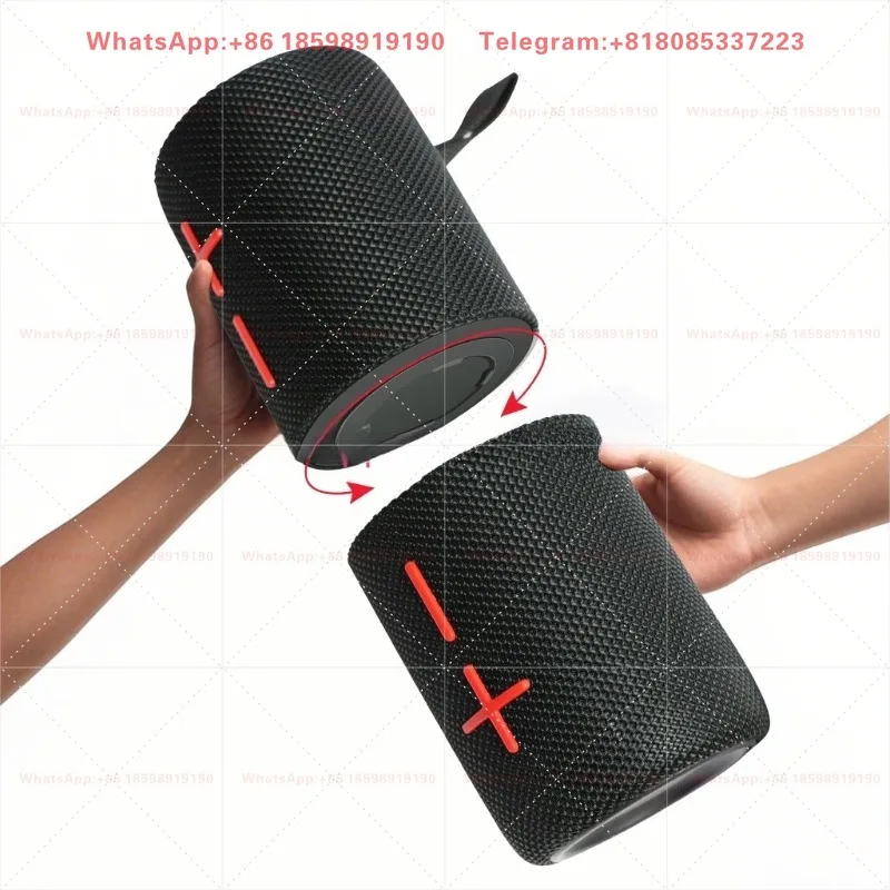 Popular Hot sell 2 in 1 Portable Split 40W Wireless Speaker, IPX6 Waterproof Portable Dual Speaker with RGB Lights TWS Pairing f