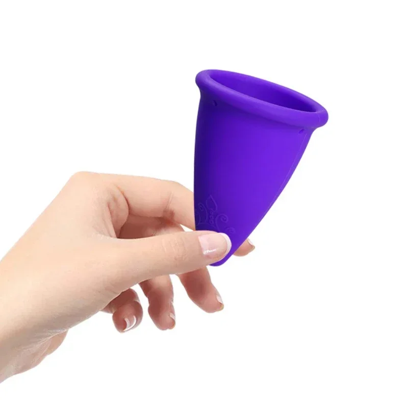 Size S/L Menstrual Cup Medical Silicone Lady Feminine Hygiene Copa Women Period Soft Grade with Storage Case Leak-proof Reusable