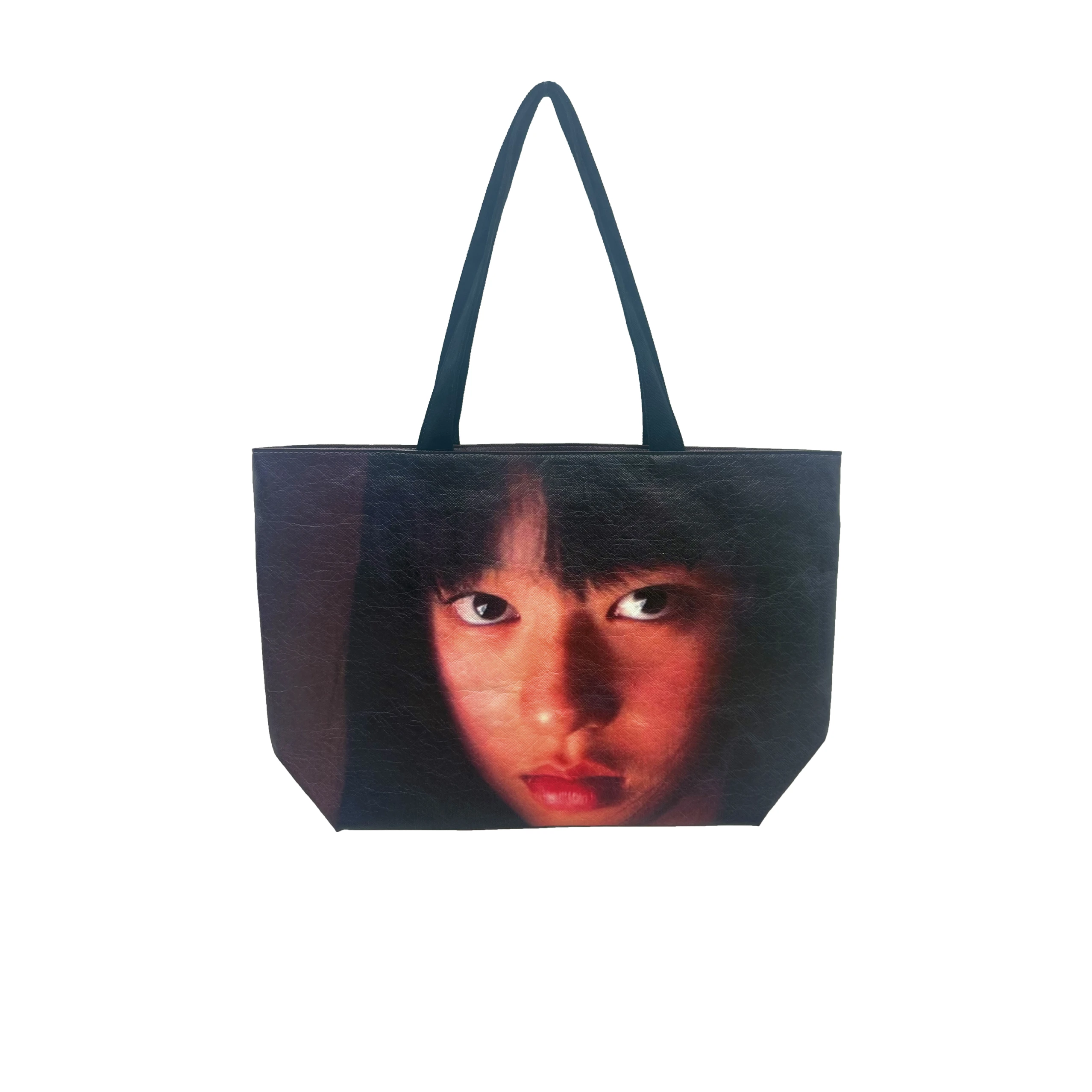 

CyberLove CL* Online Dating Expert Chisato Kurata Portrait Print Dupont Paper Single oulder Tote Bag Ladies Handbag Trend